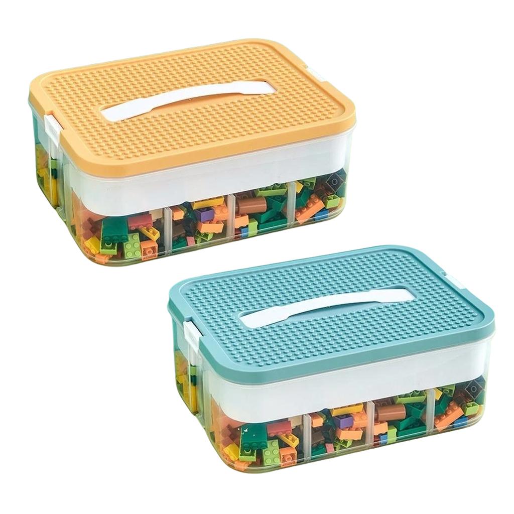 Plastic Lego Storage Box Children Jigsaw Puzzle Building Block Lego Container Classification Part Sort Box Kidroom Toy Organizer
