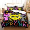 Sprunki Bedding Set Incredibox 3D Printed Music Game Duvet Cover Set Soft Single Twin Double Queen King Size Sprunki Gifts Kids