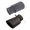 Vehicle Muffler Exhaust Pipe Enthusiasts 63mm Stainless Steel Tailpipe Rustproof Suitable for Improved Appearance Sound