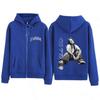Cantante Zahide Tour 2026 Merch Grafica Felpe con Zip Uomo Donna Moda Inverno Hip-hop Larghe Casual Vintage Felpe con Zip