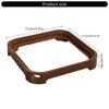 Ergonomic Wooden Stand Desktop Cooling Holder for Mini Computer Enhancing Aesthetics and Providing Stable Support