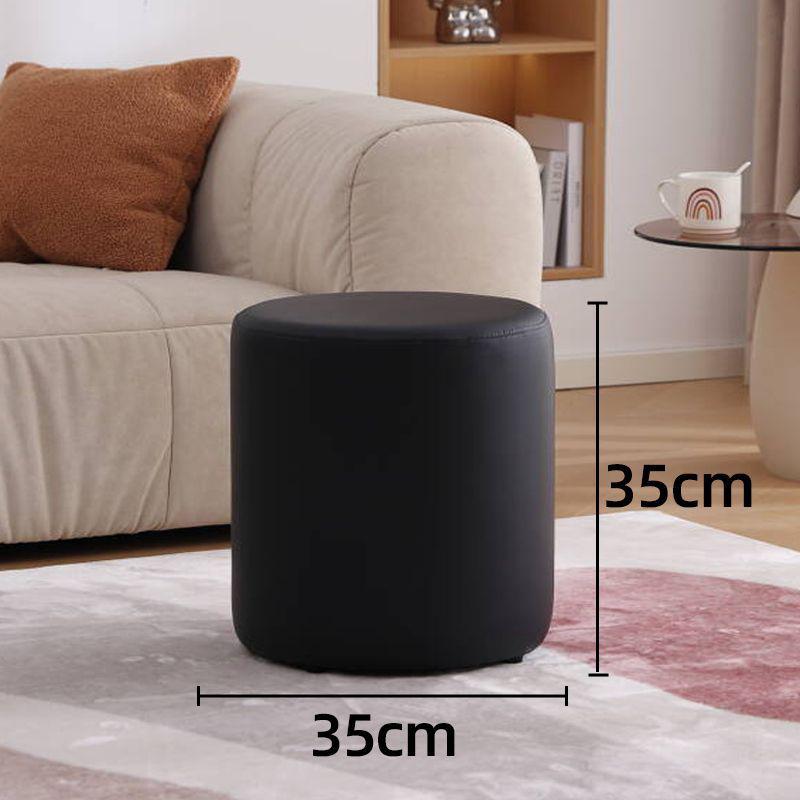 Wooden Ottomans Living Room Nordic Vanity Stool Modern Low Step Stools Office Decorative Ottoman Pouf Aesthetic Room Furnitures