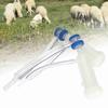 3Pcs Sturdy Goat Milker Machine Durable Milker Claw Kit Milking Teat Cup  Mobile Trolley