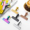 Stainless Steel Sealing Clip Dust-proof Snack Sealing Binder Clip Mini Size Leak-Proof Storage Bag Sealing Receipt Organization