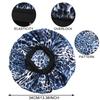 Leopard Print Satin Bonnet Sleeping Cap Shower Edge Wrap Cover Nightcap For Women Long Hair
