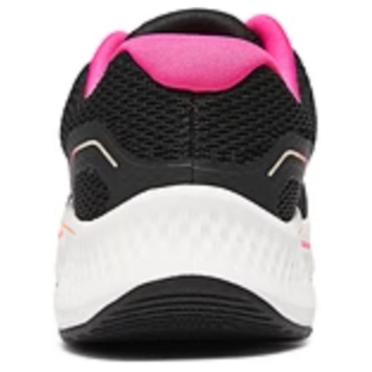 Skechers Go Series Retro Fashion Low Top Casual Running Shoes Women Sneakers Black Pink 128614-BKHP