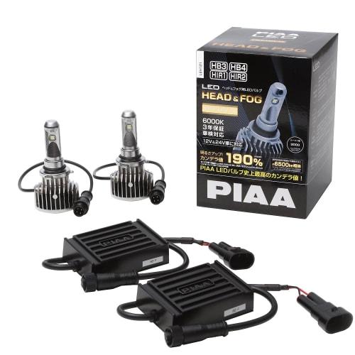 

Светодиодная лампа PIAA для фар/противотуманных фар HB3 / HB4 / HIR1 / HIR2 6000K 58000cd 6500lm эквивалент * Совместима с техосмотром транспортного средства 12V/24V общая 23W предварительная