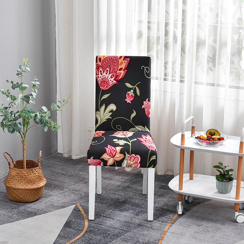 1 Stück Spandex Stuhlbezug Elastischer Stuhlüberzug Polyester Stuhlmöbelschutz Für Büro Bankett Esszimmer Heimdekor