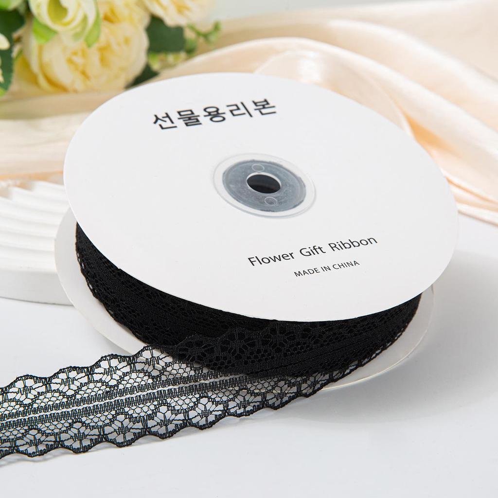 50-Yard Lace Ribbon with Rose and Butterfly Design for Cake Decoration and DIY Arts