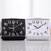 1pcs Quartz Clock Movement Alarm  Table Bedside Silent Travel Mini  Night Glow