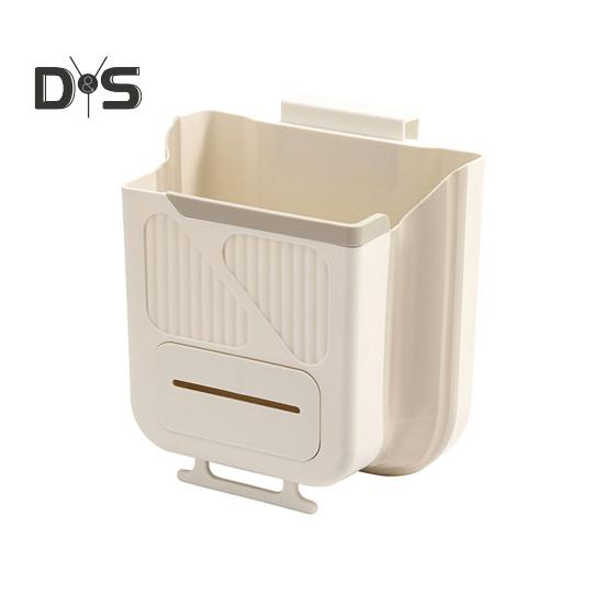 

Мусорный бак, монтируемый на стену. Прочная конструкция. Большая вместимость. Простота установки. Складной пластиковый мусорный бак. Компактный органайзер. 7L хаки