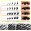 Natural Look 3D Faux Mink Lash 8-16mm Length DIY Lash Extension Kit  Makeup Enhancement