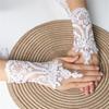 Handschuhe Handgefertigt Braut Hochzeit Handschuh Stickerei Spitze Armband & Verstellbares Seil