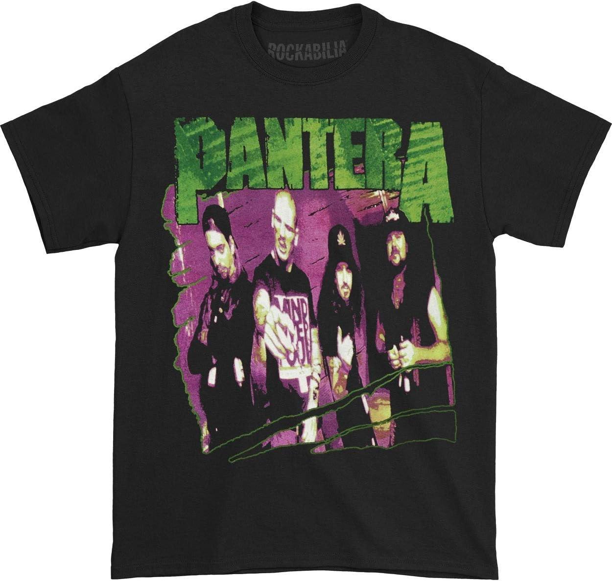 House Of Merch Pantera Men s Group Sketch T-Shirt Small Black S