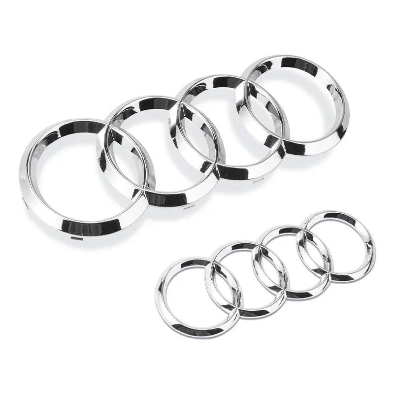 Car Logo Badge Car Front Grille Rear Trunk 4Ring Emblem For Q2 A1 A3 A4 A5 A6 A7 S3 S4 S5 S6 RS3 RS4 RS5 RS6 Q3 Q5 Q7 AQ6a5