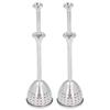 2 Pcs Set Fine Holes Tea Strainer Long Handle Stainless Steel Infuser  Loose Leaf Tea