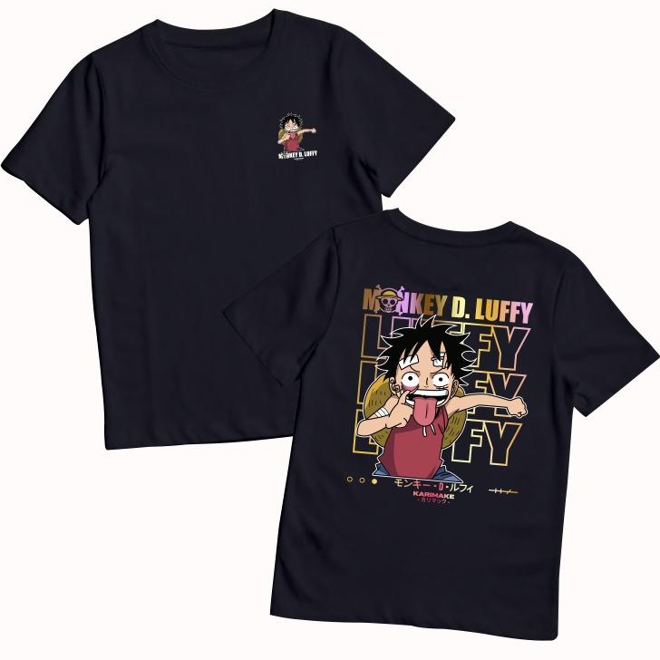 

Japanese Anime ONE PIECE Men s Cotton Short-sleeved T-shirt Summer New Retro Fashion Men s and Women s Streetwear 4XL