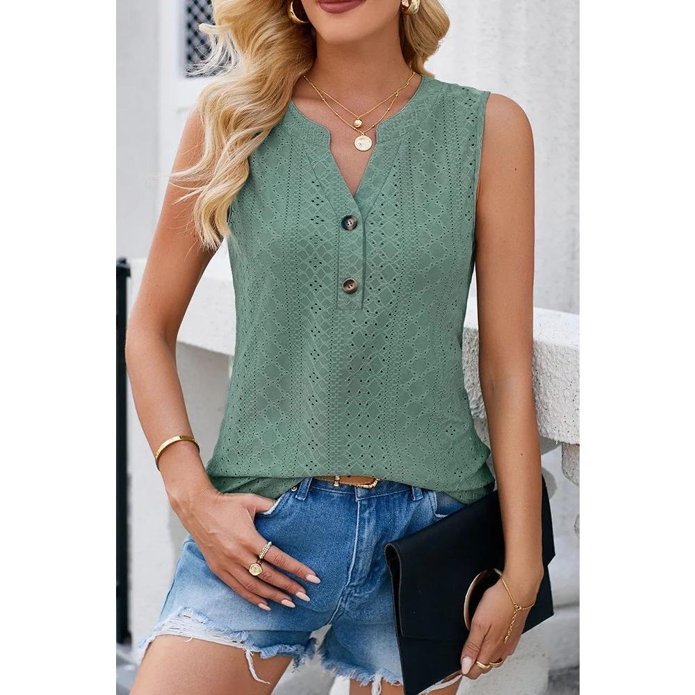 

Летние женские однотонные топы с V-образным вырезом и тонкими жилетами для женщин XXL зелёный