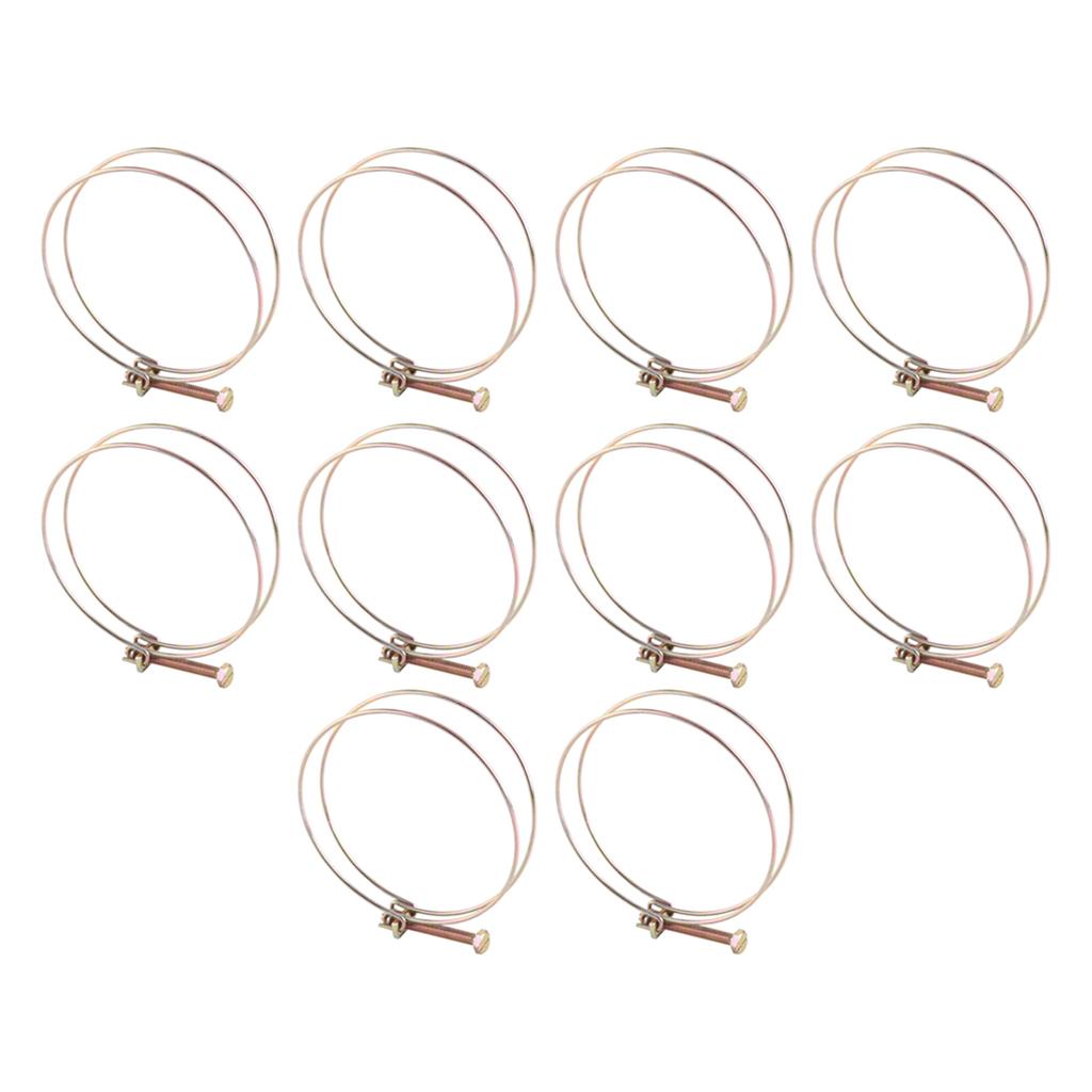 Morsetto per Tubo Flessibile dell'Acqua a Filo Doppio Clip per Tubo Fascetta Raccordo Idraulico (94mm100mm)