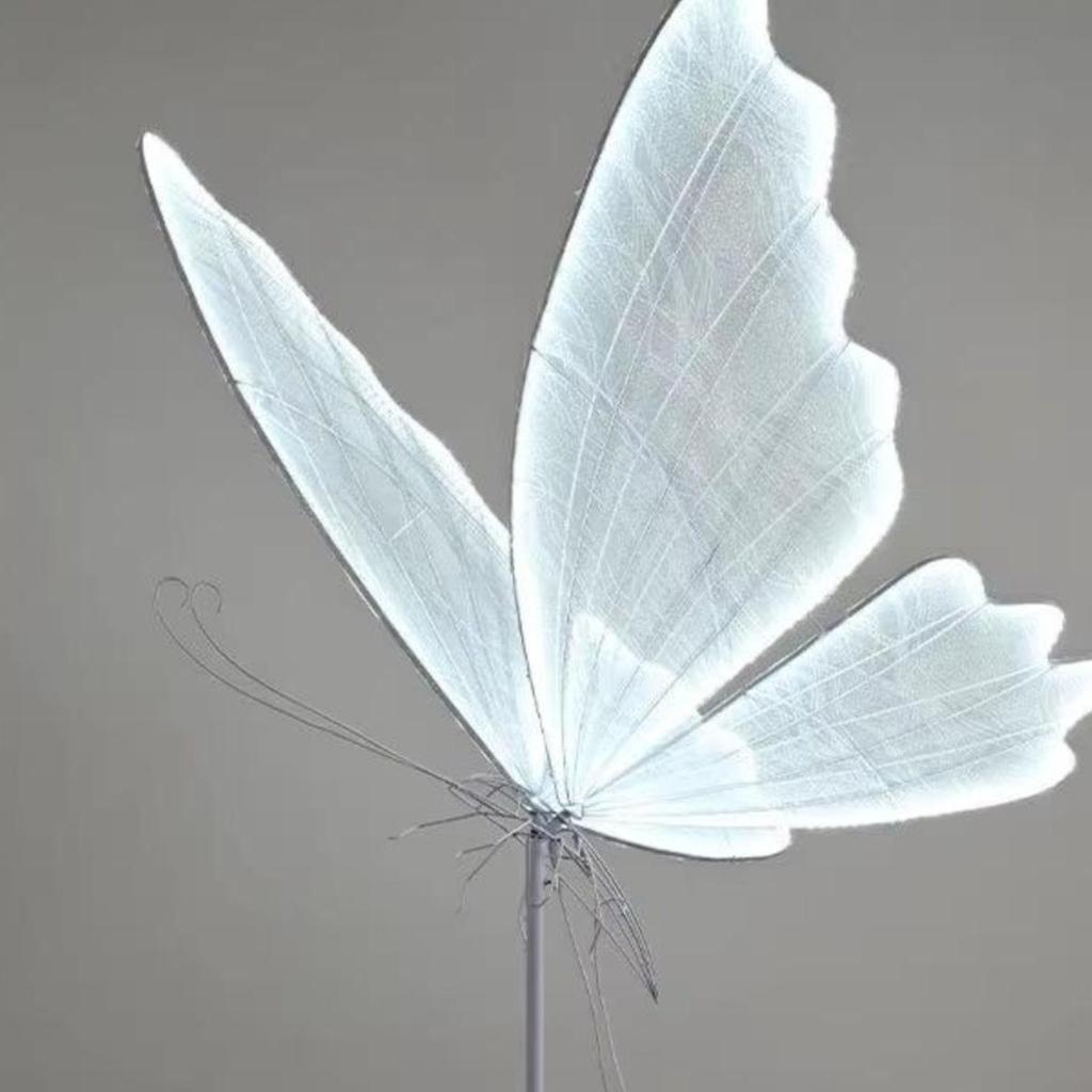 Luminous Butterfly Wrought Iron Wedding Aisle Chandelier Decor Props