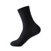 Men's Bamboo Fiber Mid-Calf Socks - Breathable, Casual, All-Season Business Style