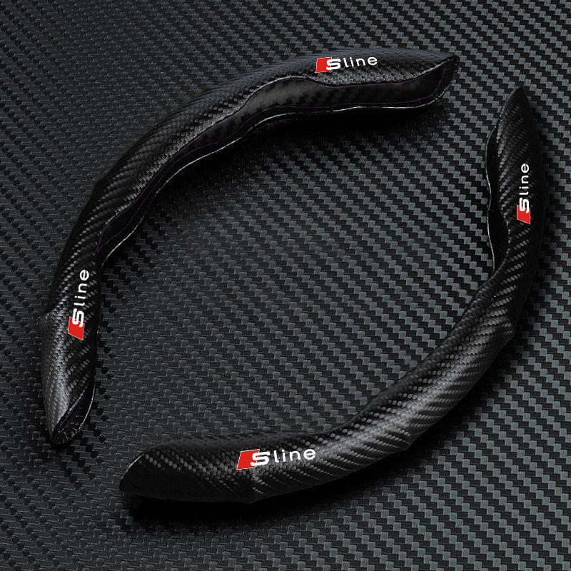 

Універсальна нековзна накладка на кермо з вуглецевого волокна для Audi C5 C6 C7 A4 B6 B8 B7 A6 A3 A5 Q3 Q5 Q7 8P S3 S5 S1 S4 S2 RS3 RS4 RS5 RS6 RS8 sline