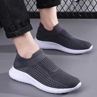 2024 Spring New Fashion Casual Mesh Shoes Comfortable, Light and Breathable Men's Flat Vulcanized Shoes Zapatillas Hombre