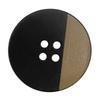 5Pcs 5Pcs Black Coffee Double Color Four-Eye Coat Sweater Buttons Double-Sided Nylon Coat Women'S Trench Coat Suit Decorative Buttons