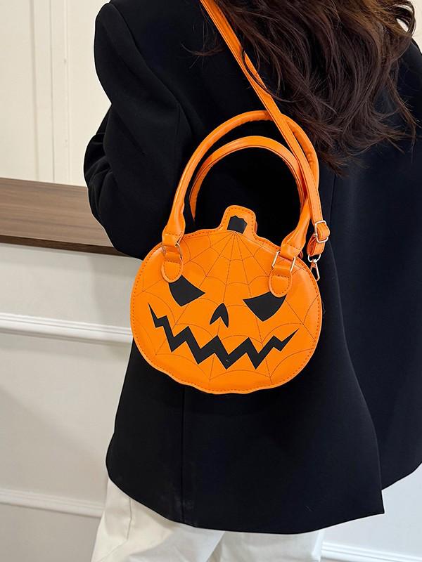 Lässige Damen Colorblock Umhänge- & Schultertasche - Halloween 2025 Edition