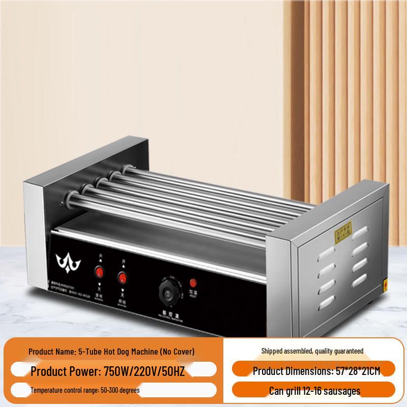 Commercial Automatic Rotating Hot Dog Maker - Taiwanese Sausage Machine for Home Use