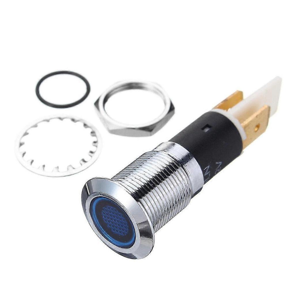 12V 12mm led dashboard dash warning indicator signal light lamp