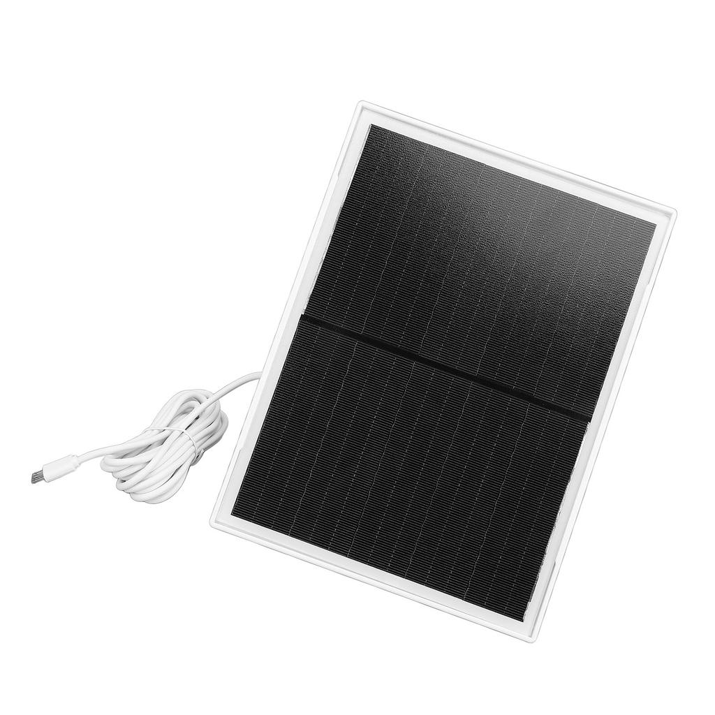 10W Solar Panel for Security Camera Waterproof 5V Camera Solar Panel Charger with Bracket Micro USB Port for Outdoor
