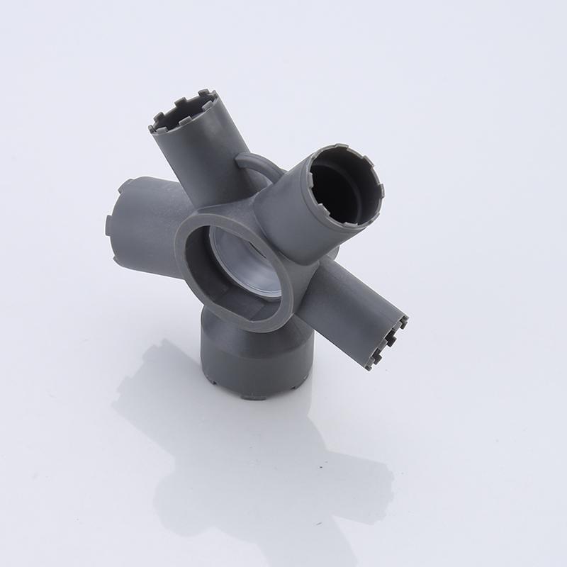 1 Stück Wasserhahn-Perlator-Schlüssel 10 in 1 ABS Wasserhahn-Perlator-Entfernungswerkzeug für Gewinde-Perlatoren/Perlatoren mit Gehäuse, Schnittkante & Rund