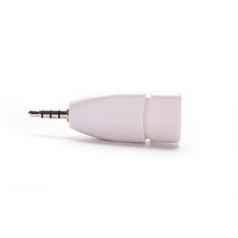 USB 2.0 Female to 3.5mm Male AUX Audio Plug Jack Converter Adapter Plug for Car MP3 Player Mobile Phones 1Pc