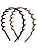 Zig Zag Headbands For Women Non Slip – Fashion Accessories For Slicked Back Styles - Comfortable Comb Headband With Teeth