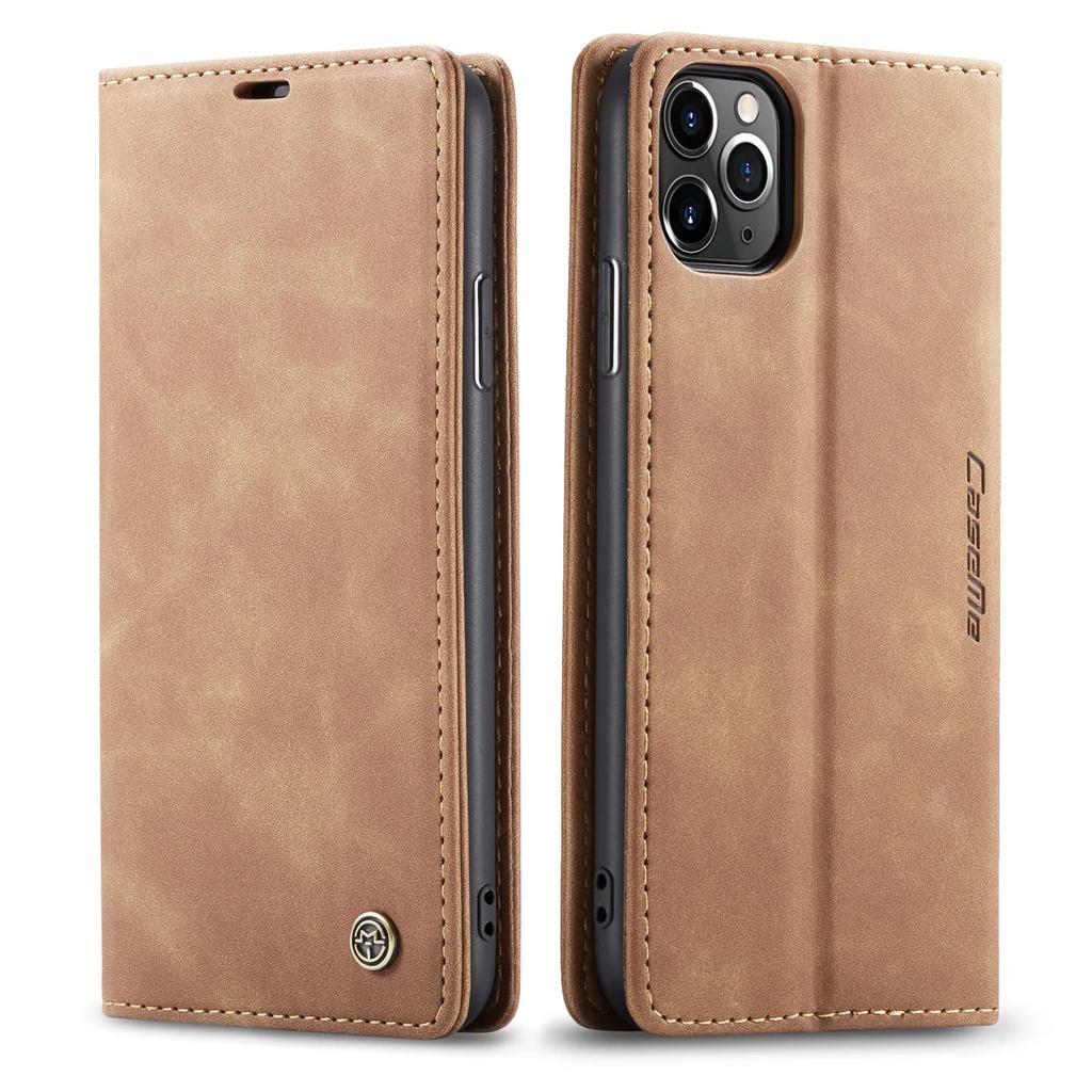 Leder Hülle für iPhone 12 11 Pro X XR XS Max, CaseMe Retro Geldbörse Luxus Magnetische Kartenhalter Brieftasche Abdeckung Für iPhone 8 7 6 Plus 5