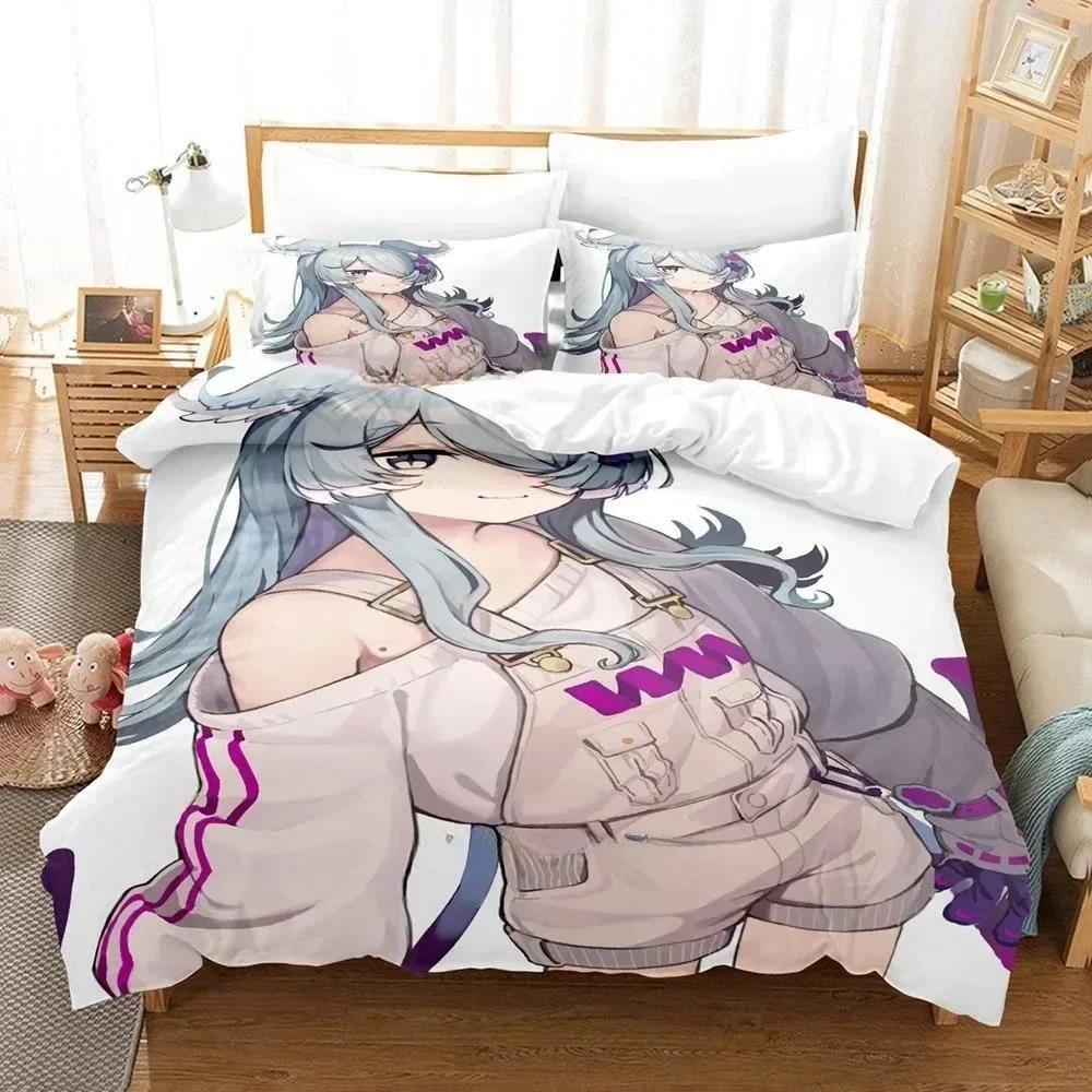 3D Print Anime Kawaii Girl Elira Pendora Bedding Set Bedroom Soft Modern Bedspreads Comefortable Duvet Cover Quilt Pillowcase