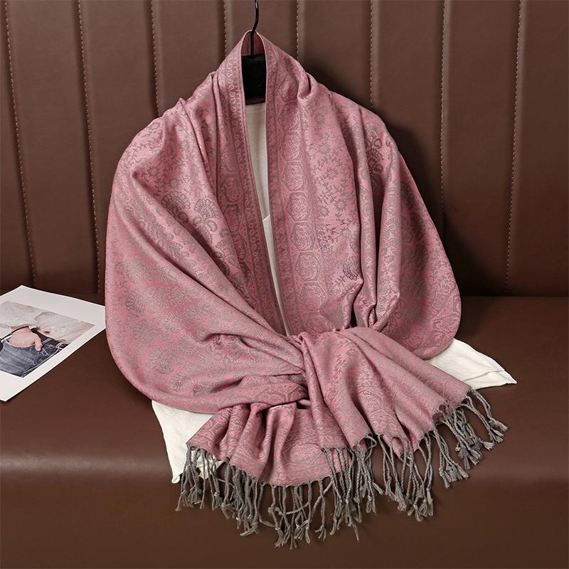 Luxury Thick Cashmere Scarf Women Print New Wraps Pashmina Travel Poncho Warm Blanket Winter Bufanda Shawl Female Stoles