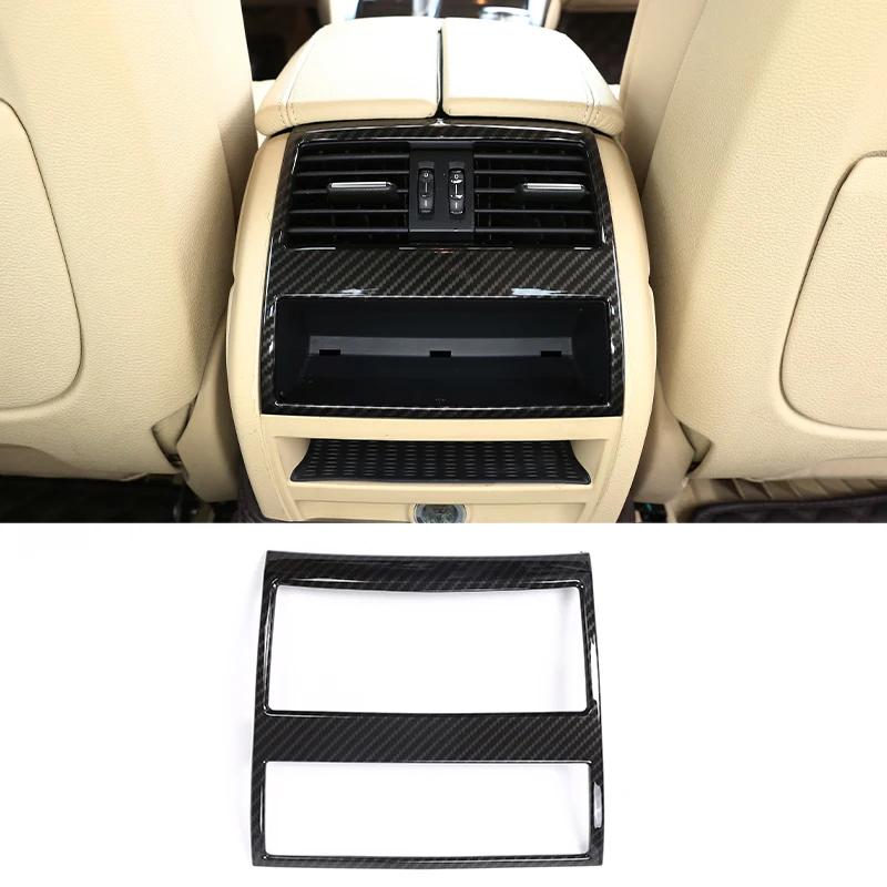 For BMW 5 Series F10 2011-2017 ABS Carbon Fiber Interior Kit Dashboard Console Gear Shift Panel Decoration Cover Trim Stickers