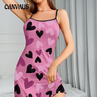 Rochie de vară, sexy, fără spate, pijamale, cămașă de noapte, mătase, lapte, respirabilă, imprimeu complet, rochie scurtă subțire