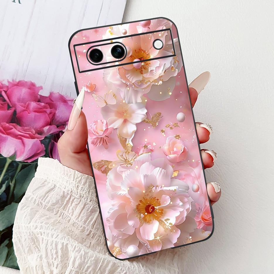 Für Google Pixel 8A Hülle Pixel8 Pro Niedliche Katze Löwe Bemalte Abdeckung Weiche TPU Handyhülle Für Google Pixel 8 Pro Pixel8A Fundas Bumper
