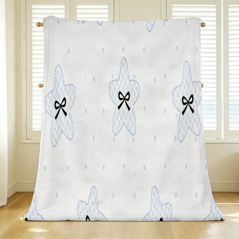 4 Season Flannel Fleece Blanket - Thick, Warm & Soft, Ideal for Home, Bedroom, Guest Room, Single Use, Perfect for Christmas & Halloween