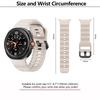 Watch Band for Samsung Galaxy Watch8 44mm/40mm/Watch8 Classic 46mm Wave Shape Silicone Strap