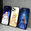 Anime The A-Angel Next D-Door AmaneS Phone Case For iPhone17,16,15,14,13,12 Plus,Max Soft Silicone Black Cover