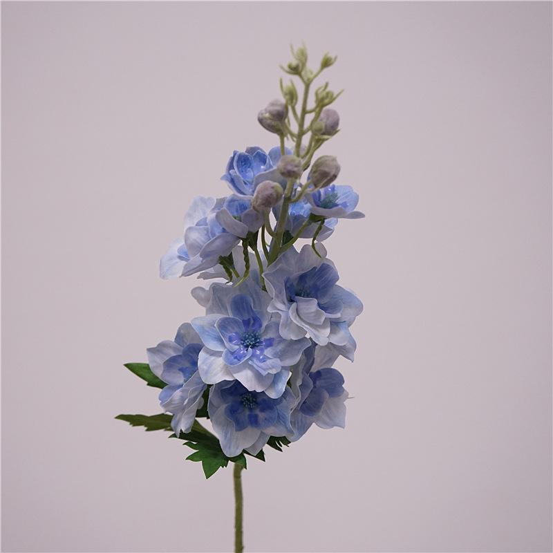

Simulated Flower Texture Moisturizing Swallow Lavender Single Branch Home Floral Decoration Wedding Fake Flower Photography Prop 1pc синий