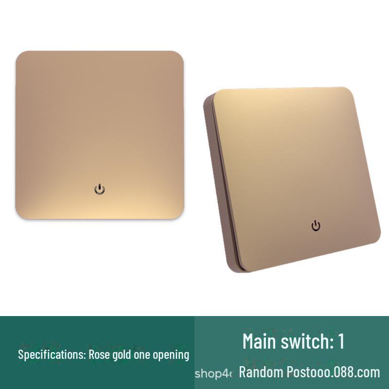 "Panou Comutator Basculant Wireless RF cu Control Dual cu Instalare Fără Lipire"