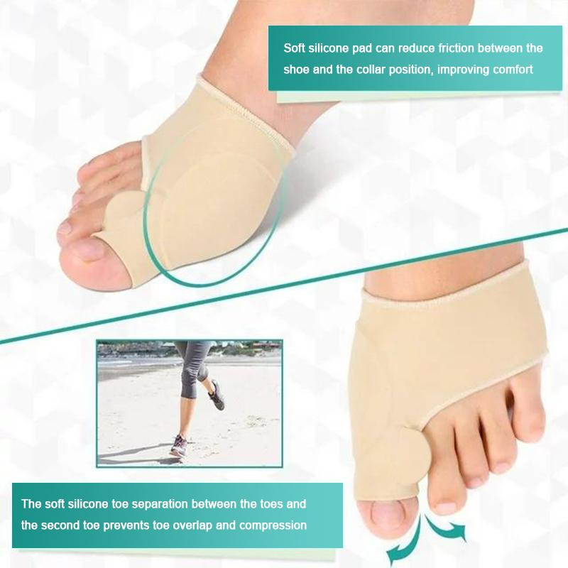 Toes Corrector Big Toe Separator Protector Bunion Sleeve Straighteners Bunion Corrector Regulator Sock Feet Care Tool