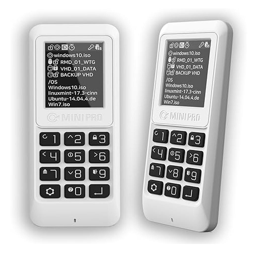 IODD MINI PRO M.2 NGFF SATA 2280 , USB-C / Bootable Virtual ODD&HDD / AES256 Max up to 76 Digits / Write Protect /2541,ST400