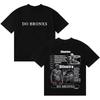 2026 Verão Unissex Top Vintage Charles Oliveira Do Bronx Gráficos Estampa Dupla Face Camiseta Homens Mulheres Casual Algodão Harajuku Camiseta Oversized