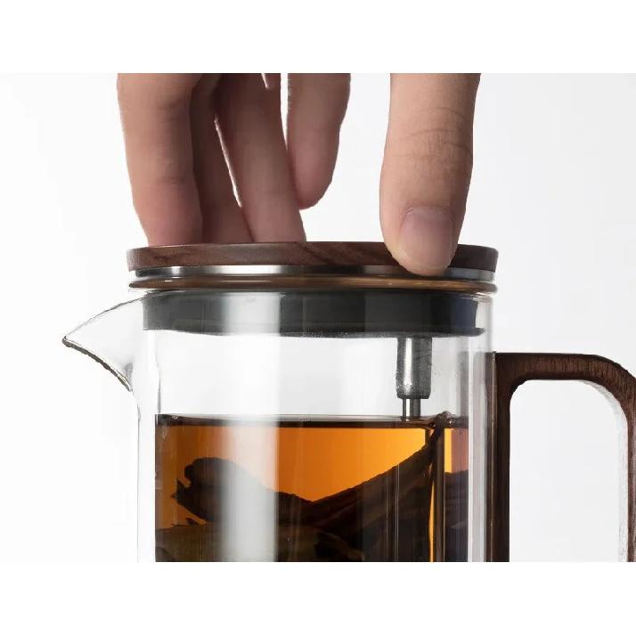 Bonston- elegant cup insulation separation bubble teapot heat-resistant glass teapot simple filter tea cup 500ml